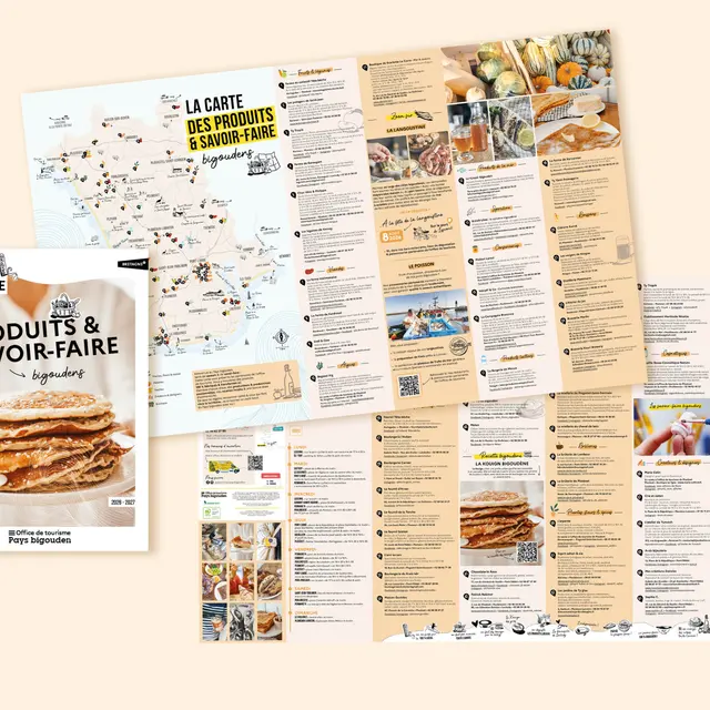 Carte produits locaux - Pont-l'Abbé - Pays bigouden