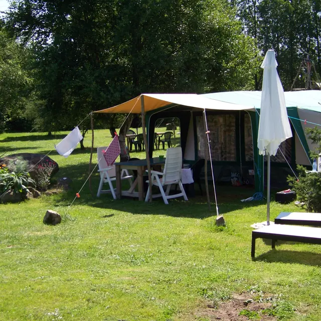 Cheval rouge camping