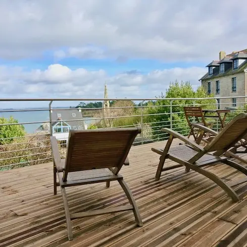 Chez Juliette Terrasse vue mer