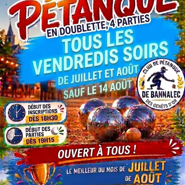 Concours de pétanque Bannalec