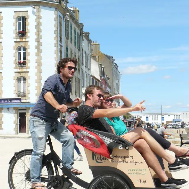 RIBIN, balade en triporteur à Douarnenez