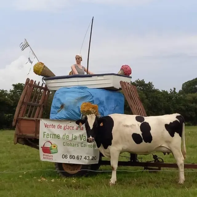 Glace de la ferme