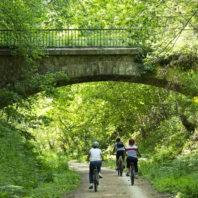 La voie verte à vélo au Juch