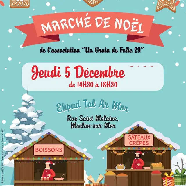 Marché de noël EHPAD Tal ar Mor