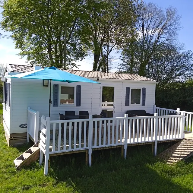 Mobil-home extérieur