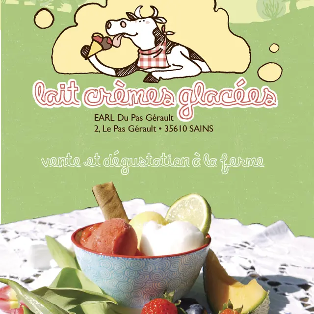 Lait crèmes glacées - Sains