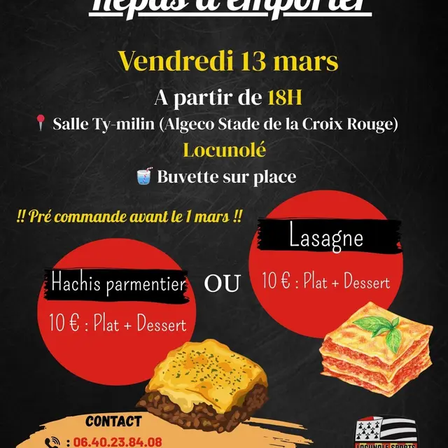Repas à emporter