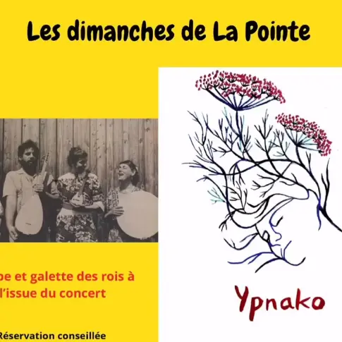 Concert Ypnako à La Pointe Emmaus (Primelin)