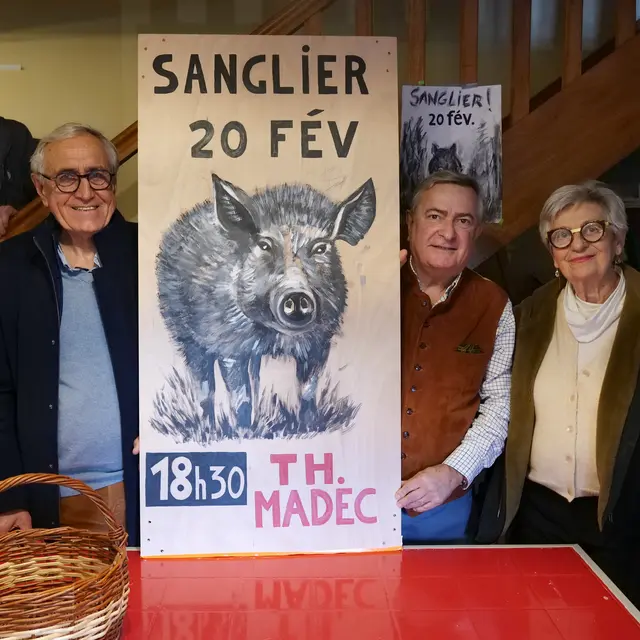 Equipe de Culture et Patrimoine Esquibien - Conférence sur Le sanglier