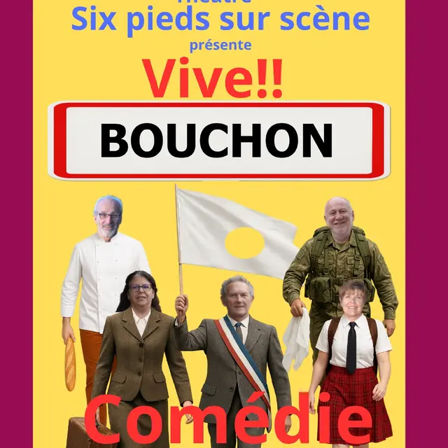 Troupe six pieds sur scène