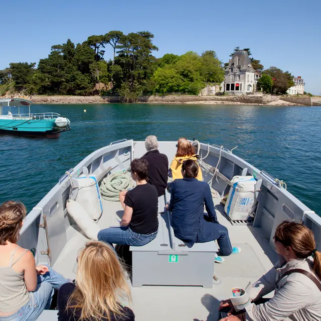 Traversée vers l'île Tristan en bateau