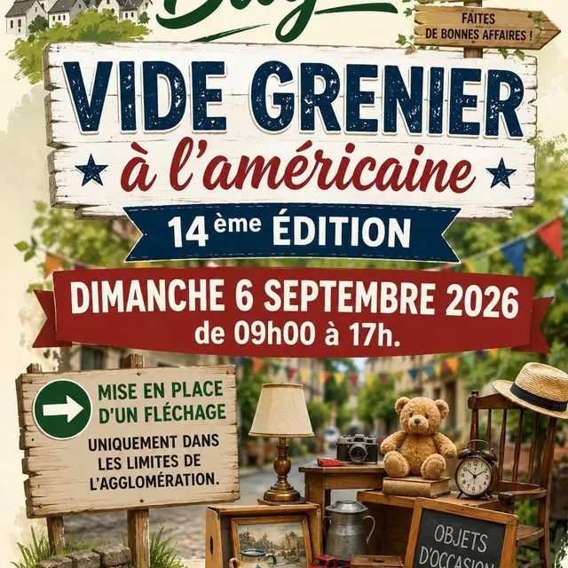 Vide-grenier à l'américaine