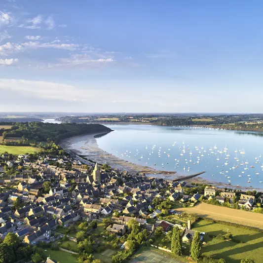 Vue aérienne -Saint-Suliac - ©ALamoureux