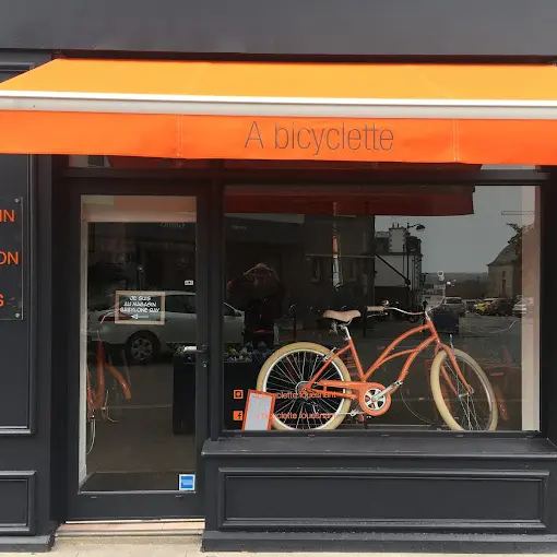 a bicyclette