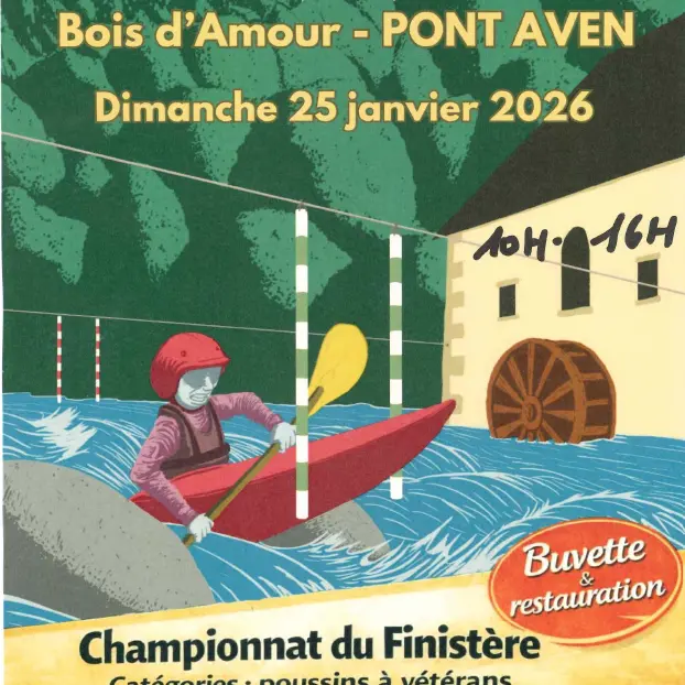 championnat kayak pont aven