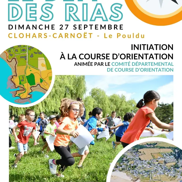 Flyer course orientation Clohars-Carnoët