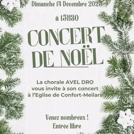 Concert de Noël Chorale Avel Dro