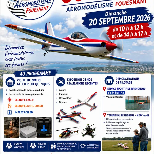 affiche Portes ouvertes mosdelisme Fouesnantais