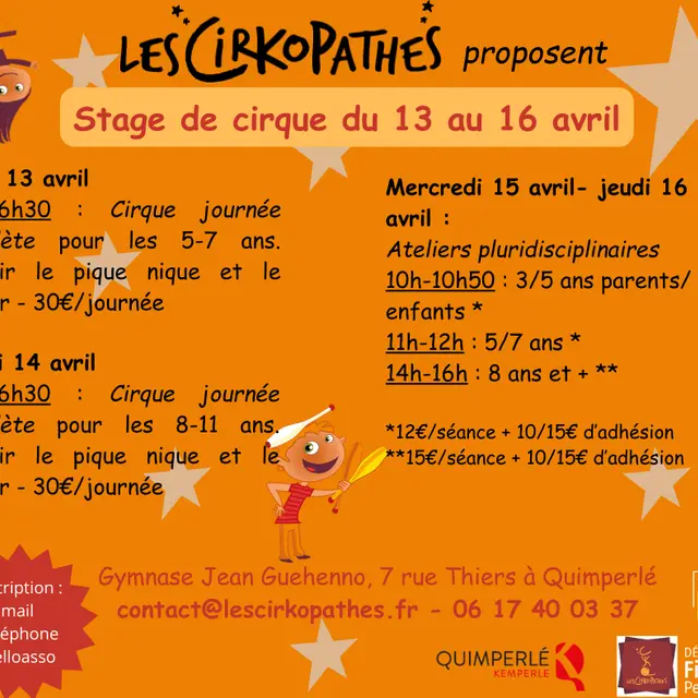 Programmation vacances de pâques