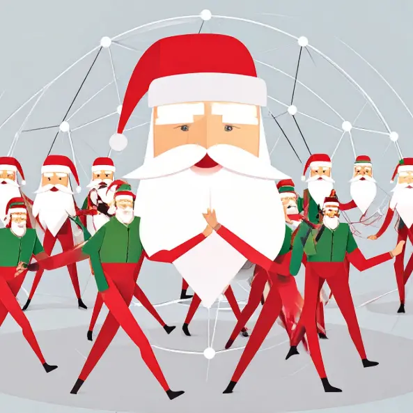 Grande parade du Père Noël à Audierne