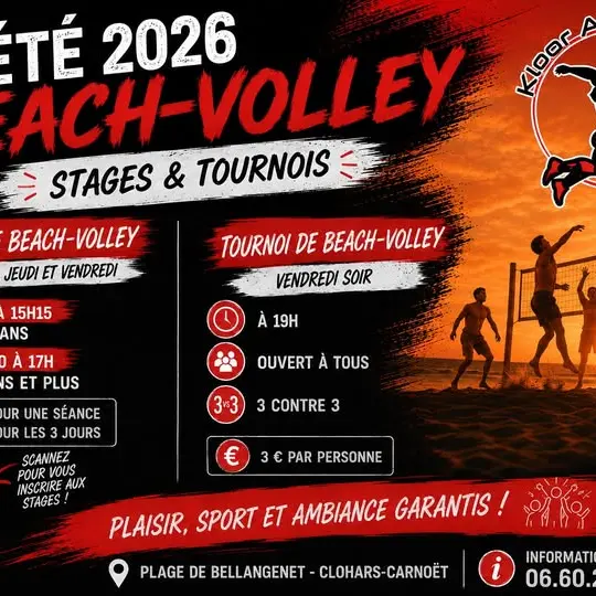 stages de beach-volley