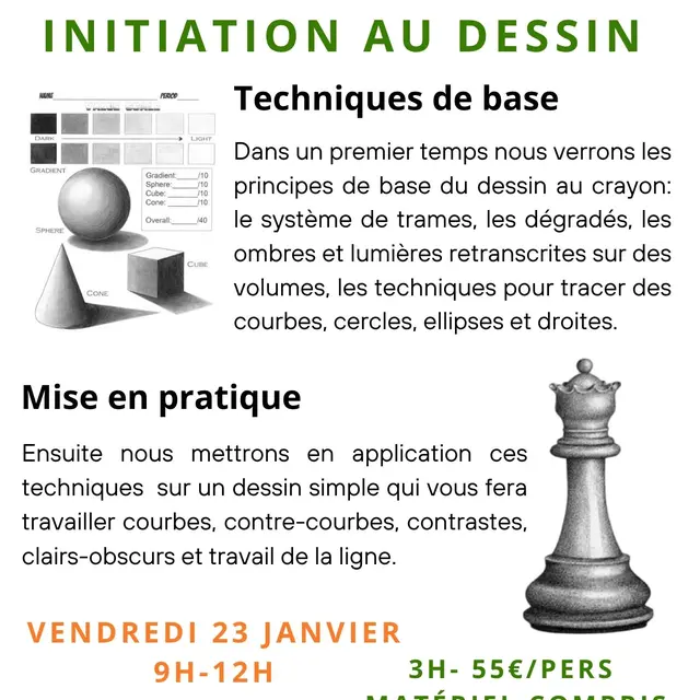 STAGES ET COURS DE DESSIN/PEINTURE - 57