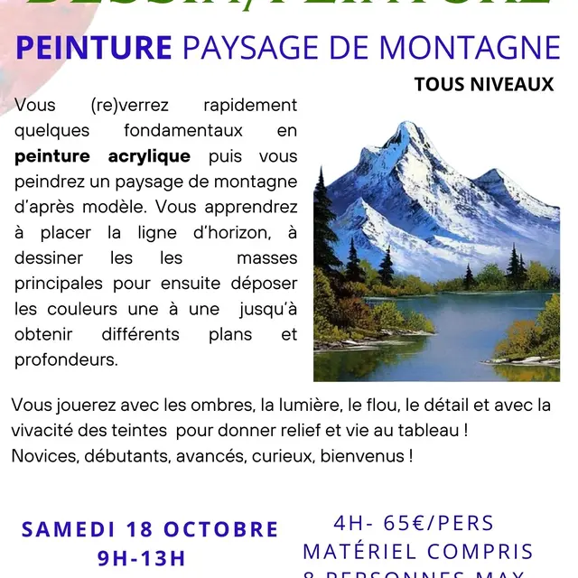 STAGE ET COURS DE DESSIN/PEINTURE