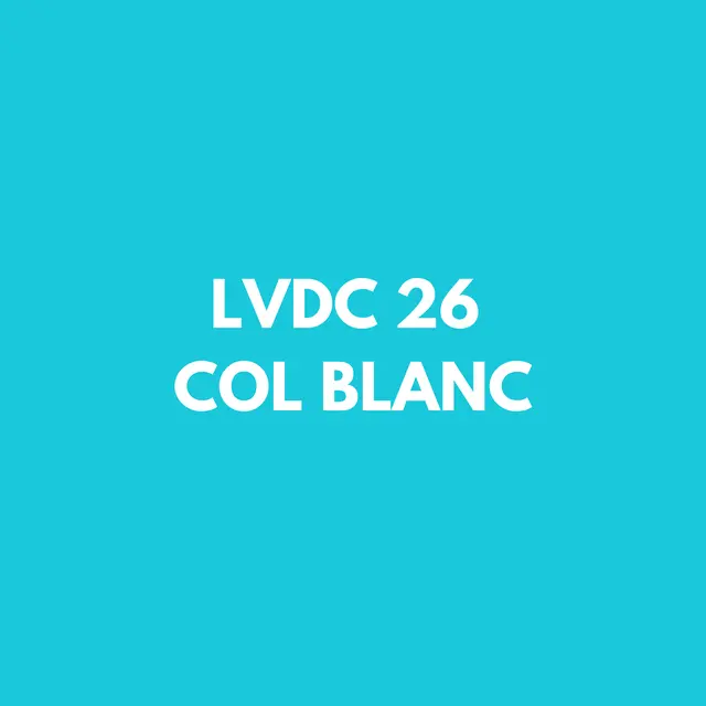 lvdc 26 col blanc