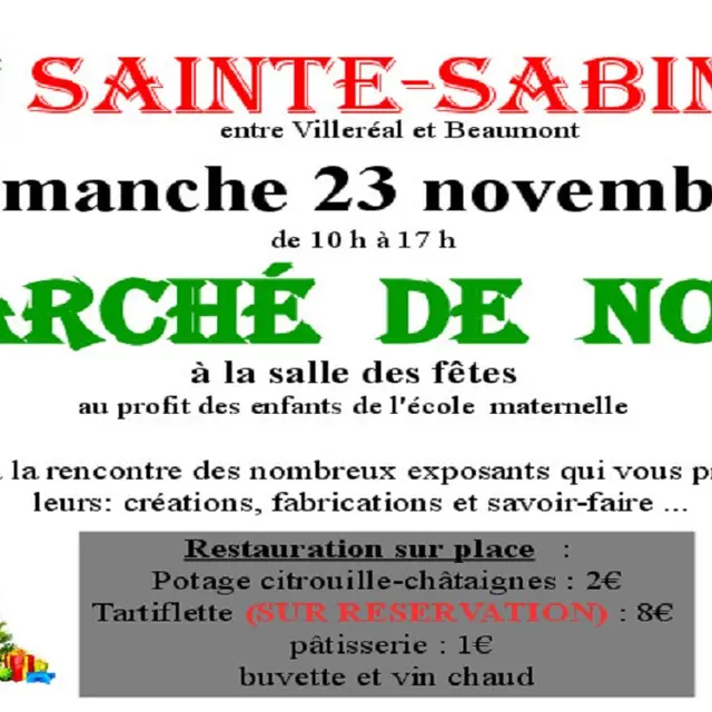 Marché de Noël_Sainte Sabine