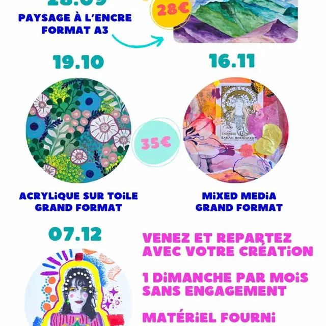 Ateliers arts créatifs