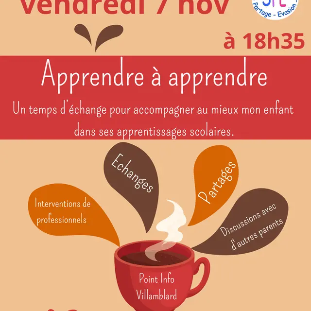 Café des parents Apprendre à apprendre