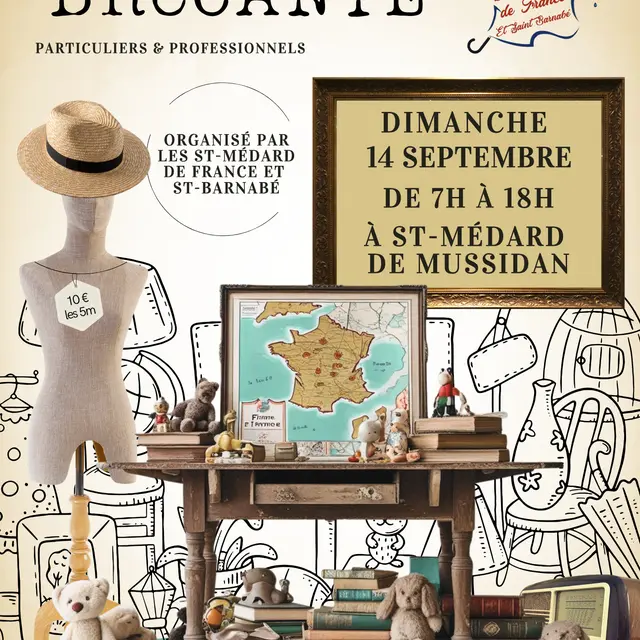 Vide grenier Brocante St Médard de France 2025