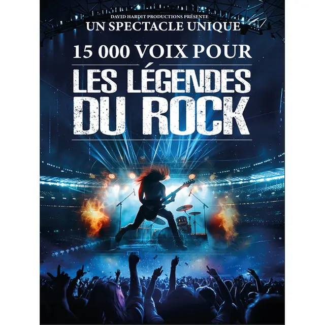 15000 voix pour les légendes du rock