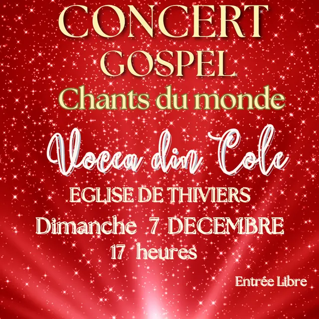White And Gold Elegant Celebration Gospel Concert Poster - 2
