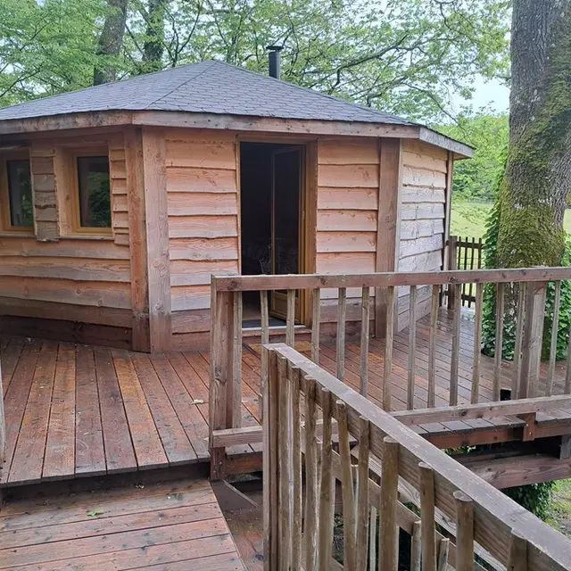 loges du temps cabane perchee