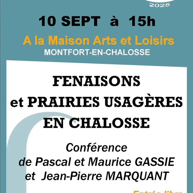 2025-09-  AFFICHES RENCONTRES musée - Maurice et Pascal Gassie  10 sept