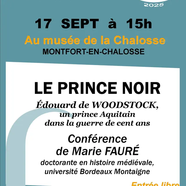 2025-09- AFFICHES RENCONTRES musée -Marie Fauré - 17 sept