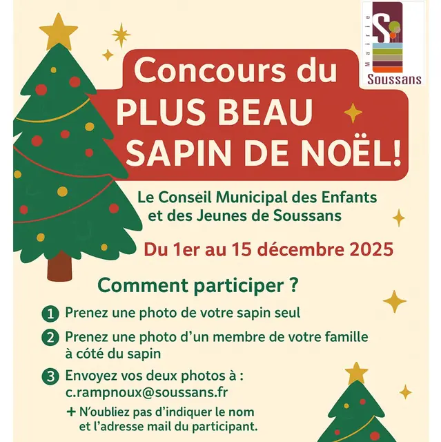 2025 12 01-15 Concours sapin soussans