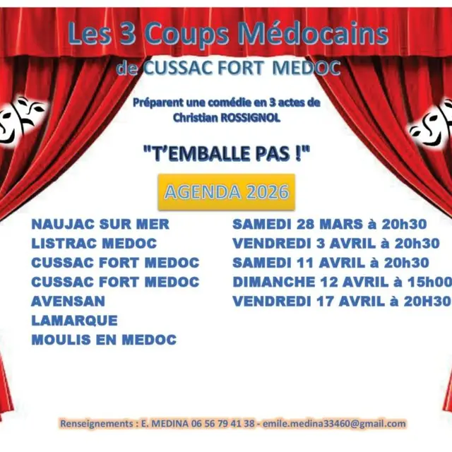 2026 04 11 +12 - Théâtre à Cussac