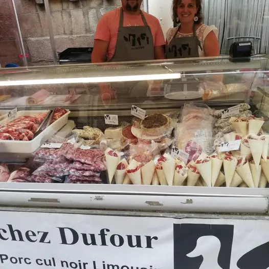 chez dufour La Meyze porc cul noir et foie gras_1