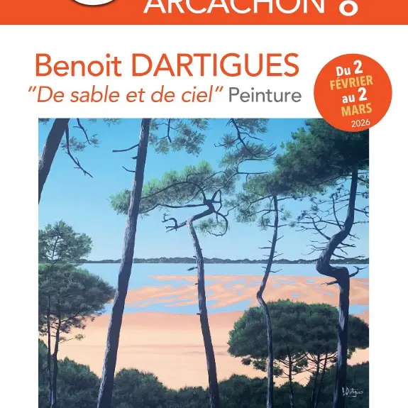 Exposition de peinture De sable et de ciel par Benoit Dartigues