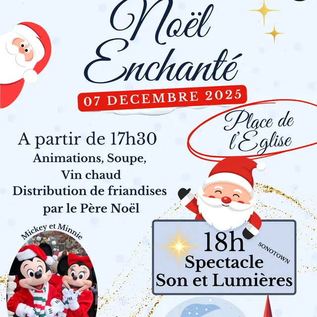 Affiche Village de Noël