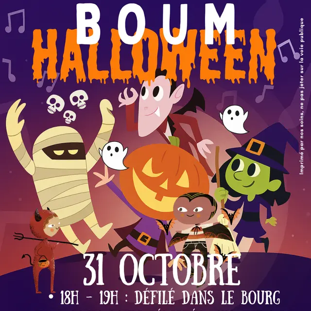 Affiche Halloween Laurède  - 1