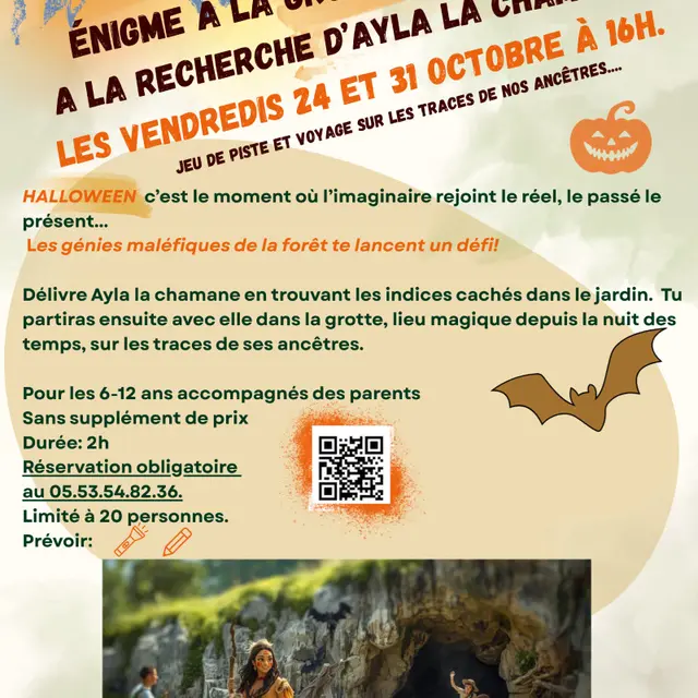 Affiche halloween Ayla 2025
