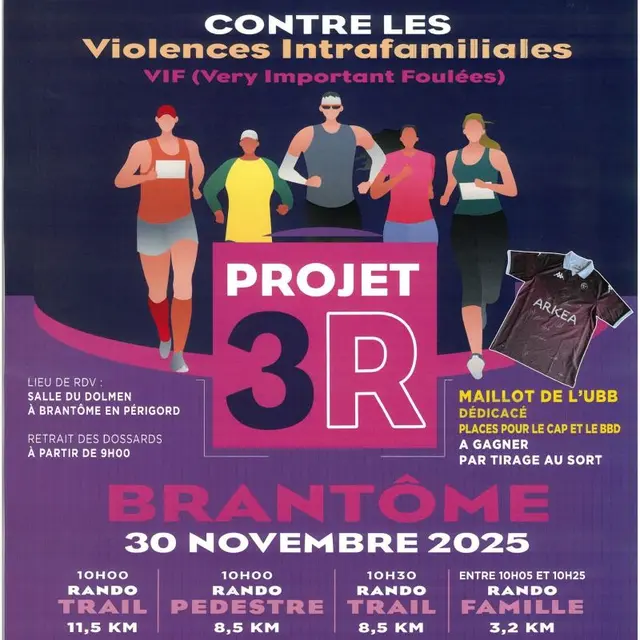 Affiche trail Brantôme