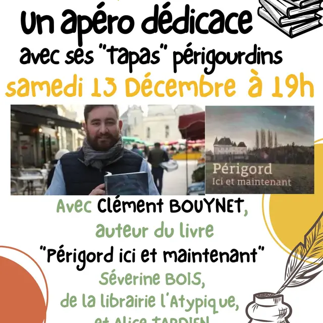 Apéro-dédicace-St Martial-vallee-isle-perigord