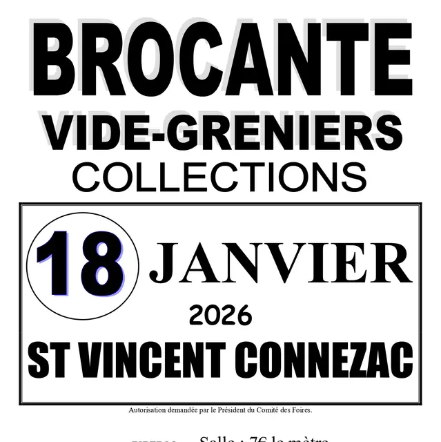 Brocante saint-vincent 18 janv