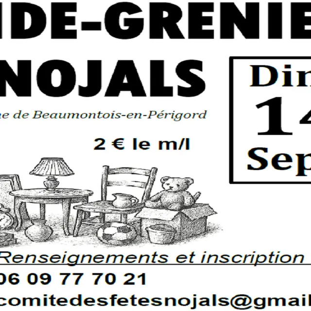 Vide grenier à Nojals