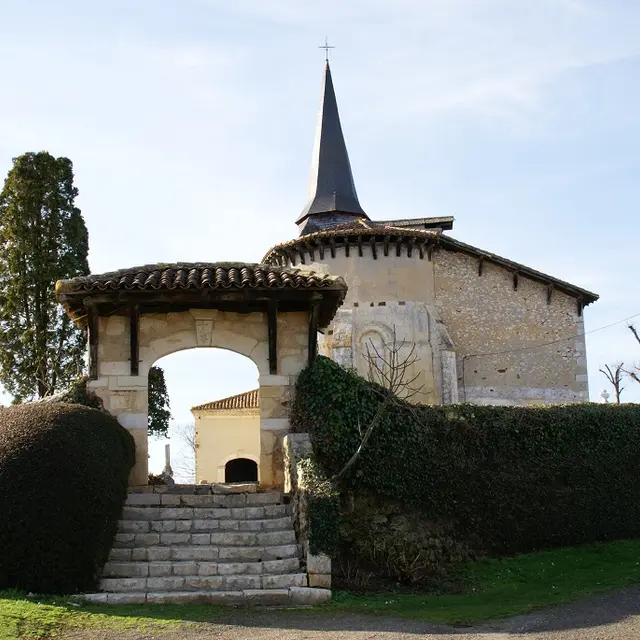 Eglise de Saint-Aubin porte