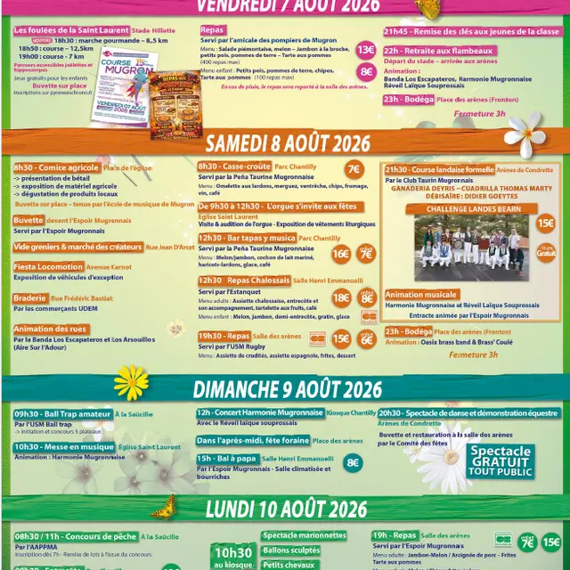 Fêtes de Mugron 7.10 AOUT